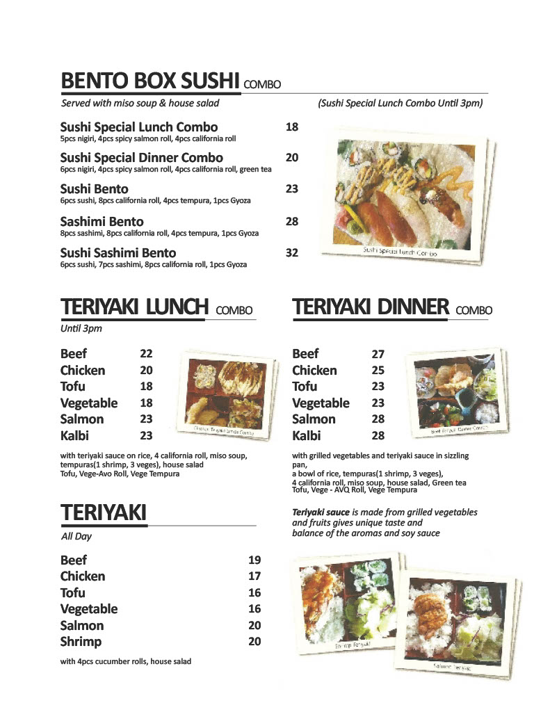 Bento Box Burlington The FIRST and BEST Sushi Restaurant in Burlington